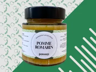 Compotée pomme, romarin